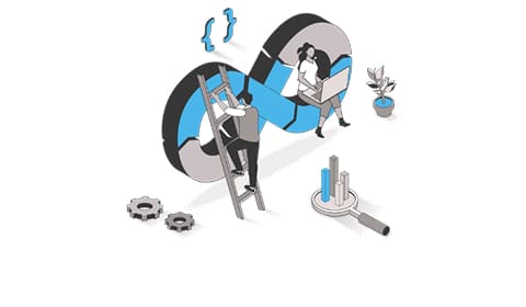 Ruby on Railsシステムの保守運用を内製化支援する開発作業のイメージ